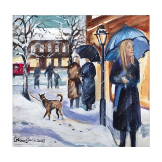 Girl With Umbrella & Dog In Dublin (64)-min